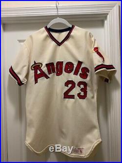 1974 Game Used Worn Dick Williams California Angels home Jersey HOF Manager
