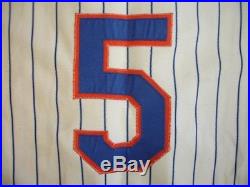 1974 Jim Beauchamp NY Mets Game Used Autographed Home Spring Training Jersey