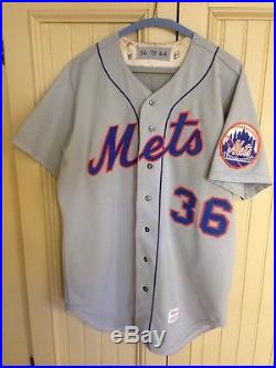 1974 NY Mets Game Jerry Koosman #36 away jersey Original / Authentic MLB