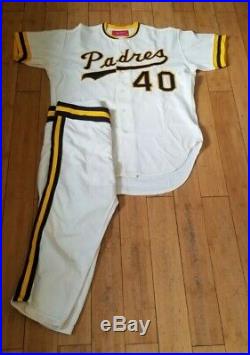 1974 San Diego Padres Home Game Used Jersey/Uniform Mike Corkins