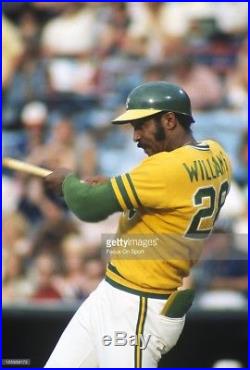 1975 Billy Williams Oakland A's Game Jersey McAuliffe
