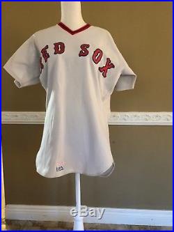 1975 Boston Red Sox Game Used/ Worn Vintage Home Jersey Rick Kreuger / Full Loa