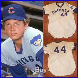1975 Burt Hooton Game Used Road Chicago Cubs Jersey