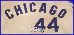1975 Burt Hooton Game Used Road Chicago Cubs Jersey