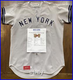 1975 Jim Catfish Hunter New York Yankees Game Used & Signed Baseball Jersey