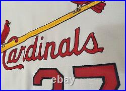 1975 St. Louis Cardinals Game Worn Jersey Vern Benson (Number Changed To #27)