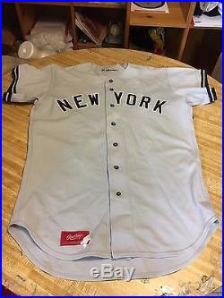 1975 Walt Williams New York Yankees Mlb Baseball Team Original Game Worn Jersey
