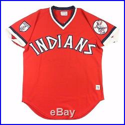 1976 Buddy Bell Cleveland Indians Game Worn Vintage Red Alternate Jersey