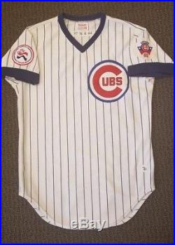 1976 Centennial Chicago Cubs Home Game Jersey Madlock Hundley Cardenal Sutter