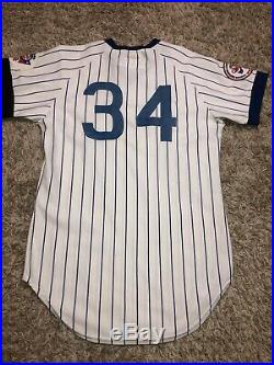 1976 Chicago Cubs Ray Burris Game Used Home Wilson Jersey Set 1