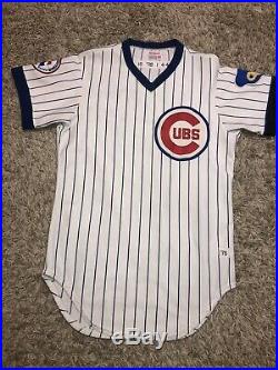1976 Chicago Cubs Rob Sperring Game Used Home Centennial Jersey