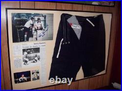 1976 Chicago White Sox Shorts Game Used & Ticket Stub From Debut Game 8/8/76
