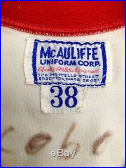 1976 Game Used Boston Red Sox Jersey McAuliffe Uniform Co Rico Petrocelli