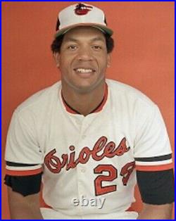 1976 Ken Singleton game worn used jersey Baltimore Orioles Signed