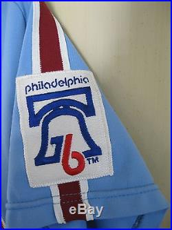 1976 Philadelphia Phillies CENTENNIAL Game Jersey Issued to #6, Johnny Oates