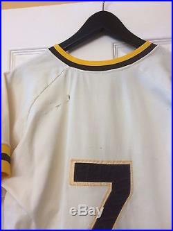 1976 san diego padres jersey game used worn