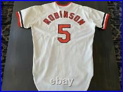 1977 Brooks Robinson Orioles Game Used & Signed Baseball Jersey MEARS 10