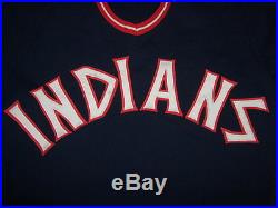 1977 Extra Spring Game Training Used Worn Cleveland Indians Jersey Uniform