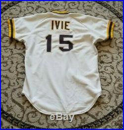 1977 San Diego Padres Home Game Used Jersey Mike Ivie