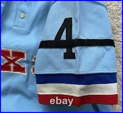 1977 Texas Rangers game used worn jersey Roger Moret vintage MLB