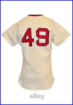 1977 Tommy Helms, Boston Red Sox, Game Worn Jersey, Final Year of Career