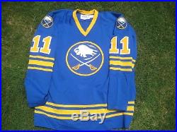 1978-1979 Gilbert Perreault Buffalo Sabres Game Worn Used Road Jersey
