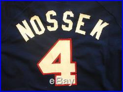 1978/79 Toby Harrah / Joe Nossek Cleveland Indians Game Used Home Knit Jersey