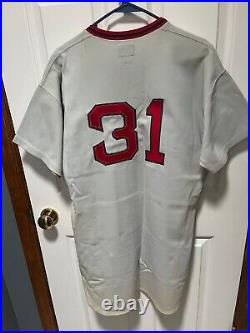 1978 Andy Hassler Boston Red Sox Game Used Road Jersey