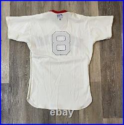 1978 Carl Yastrzemski Signed Boston Red Sox McAuliffe Original Game Jersey