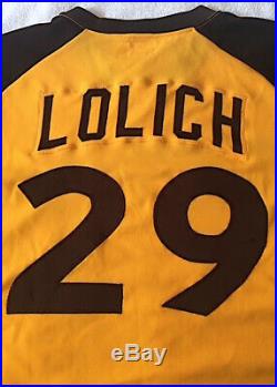 1978 Game Used Worn MICKEY LOLICH Alternate Padres Jersey #29 Tigers