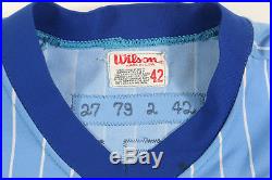 1978 Mike Vail Chicago Cubs Game Used Worn Pin-stripe Jersey. 333 Ba