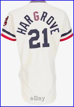 1979 Mike Hargrove Cleveland Indians Game Worn Used Jersey