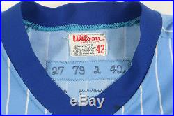 1979 Mike Vail Chicago Cubs Game Used Worn Pin-stripe Jersey. 335 Ba