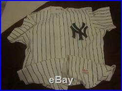 1979 New York Yankees Game Used Home Jersey Charlie Lau / Mel Stottlemyre