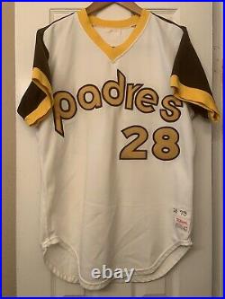 1979 San Diego Padres Jersey With Pants/ Game Used Worn Bobby Tolan