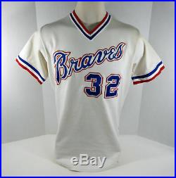 1980 Atlanta Braves #32 Game Used White Jersey DP01153