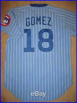 1980 Chicago Cubs Game Worn Used Road Jersey of Manager Preston Gomez