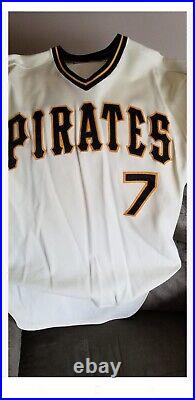 1980 Chuck Tanner Game Worn Pirates Home Jersey
