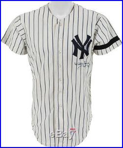 1980 Whitey Ford Game Worn New York Yankees Coaches Jersey With Full LOA fromJSA