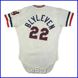 1981 Bert Blyleven Game Used Worn Cleveland Indians Hall Of Famer Jersey