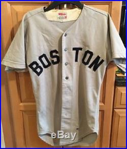 1981 Jerry Remy Game Worn Boston Red Sox Gray Road Jersey