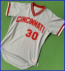 1981 Ken Griffey Sr. Cincinnati Reds Game-Used Road Jersey