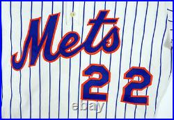 1981 New York Mets Mike Jorgensen #22 Game Used White Jersey