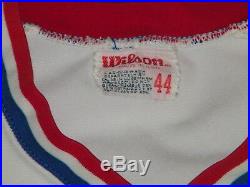 1982 Atlanta Braves Bob Walk Game Worn Used Home Pullover Jersey