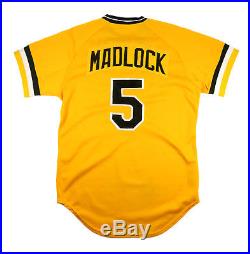 1982 Bill Mad-dog Madlock Game Used Worn Pittsburgh Pirates Vintage Jersey