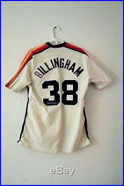 1982 Houston Astros Game Used and Autographed Baseball Jersey, Jack Billingham