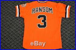 1982 Jeff Ransom San Francisco Giants Game Worn Jersey