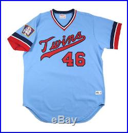 1982 Johnny Podres Game Worn Used Minnesota Twins Jersey Brooklyn Dodgers Loa