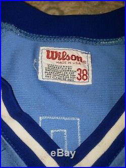1982 Kelly Heath Kansas City Royals Game Used Wilson Jersey