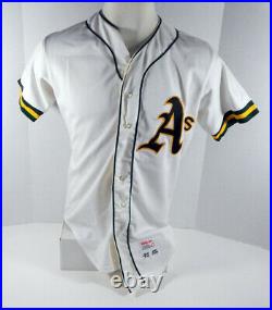 1982 Oakland Athletics Jackie Moore #42 Game Used White Jersey